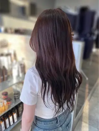 カラー 岡山 乃愛のヘアスタイル