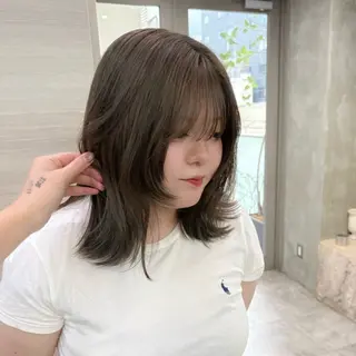 ミディアム カラー The Path ARENのヘアスタイル
