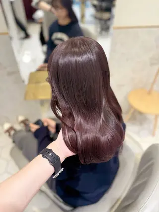 ロング カラー costes 今井芽依のヘアスタイル