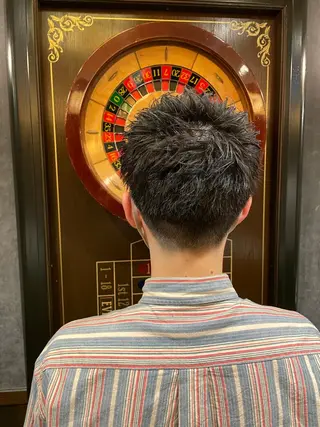 ショート メンズ カット指名No1漆原 聡のヘアスタイル