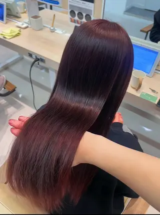 ロング カラー かずや🍀/髪質改善 /艶髪カラー/眉毛のヘアスタイル