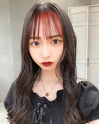 ロング カラー ヘアアレンジ マツエク・マツパ レイヤー＆カラー 人気美容師倉崎涼のヘアスタイル