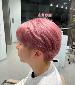 ショート カラー メンズ Kurume／ NORA UMEDAのヘアスタイル