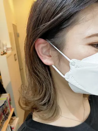 カラー ショート SUN GLOW サングロウ所属・水素トリートメント/ 髪質改善/ナカノメのヘアスタイル