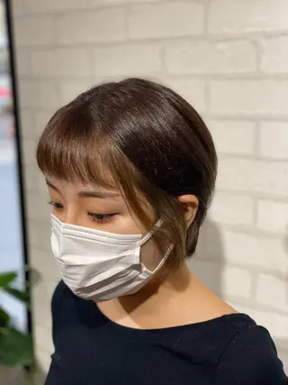 ショート ✨ハイトーン カラー福岡拓也✨のヘアスタイル