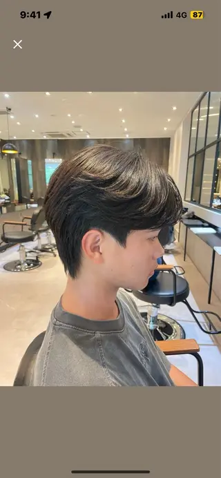 パーマ メンズ 縮毛矯正/カット/ 韓国ヘア/蛯原🍤のヘアスタイル