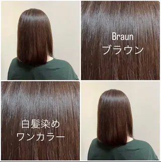 ミディアム カラー 小川 涼のヘアスタイル