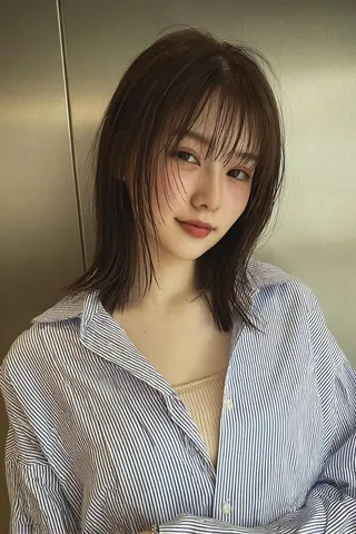 ミディアム ❄︎YUNA❄︎ 《お手軽イメチェン》のヘアスタイル