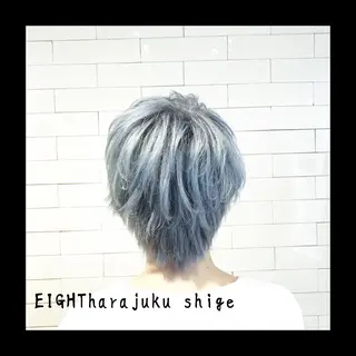 ショート カラー 及川シゲル 髪質改善講師のヘアスタイル