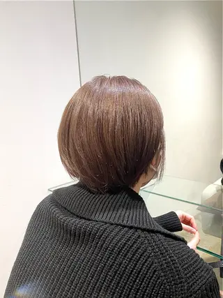 ショート カラー キクチ ホナミのヘアスタイル