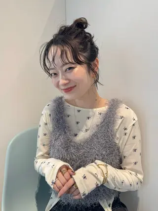 ヘアアレンジ 透明感ある艶カラー / KAKOのヘアスタイル