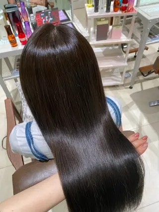 ロング ダブルカラー/髪質 改善🫧池田優紀のヘアスタイル