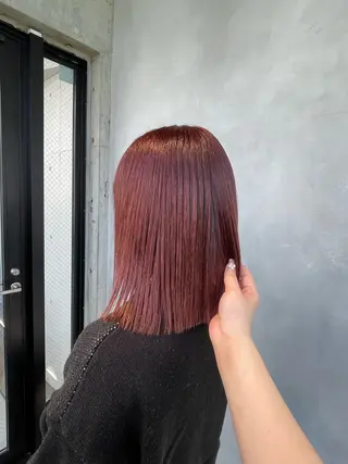 ロング カラー 暖色/ハイトーン/ カラー/HBLのヘアスタイル
