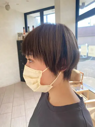 ショート ヤマグチ ナツキのヘアスタイル