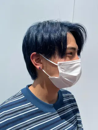 カラー メンズ 🪽羽エク/Ash 店長/折目奈央🪽のヘアスタイル