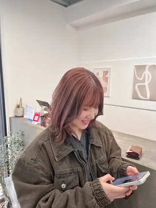 ミディアム カラー hair salon SILLO.のヘアスタイル