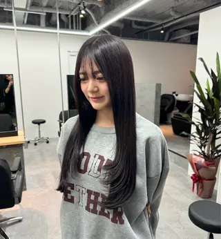 セミロング カラー hair salon SILLO.のヘアスタイル