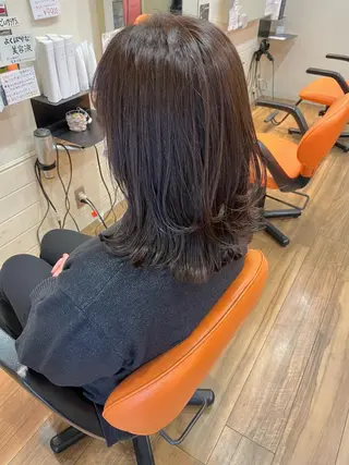ミディアム カラー okuda yuukiのヘアスタイル