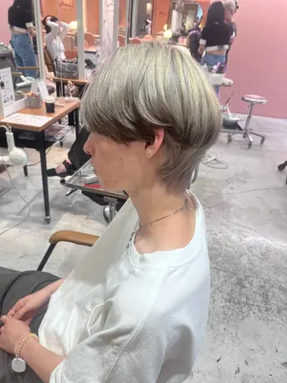 ショート カラー 大阪韓国メンズ特化 LUNAのヘアスタイル