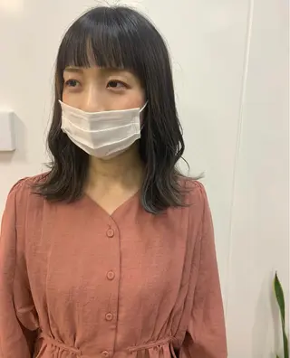 ミディアム カラー ♡ma ki♡のヘアスタイル