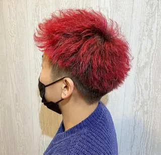 カラー メンズ TELA HAIR 瑞江店所属・髪質改善✨透明感 片塩のヘアスタイル