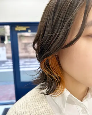 カラー 💎inc市川南口店 フクイ　ニイナ💎のヘアスタイル