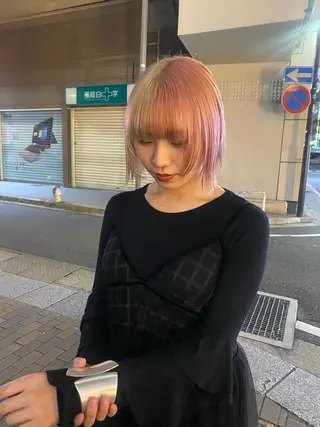 カラー qpula所属・qpula misuzuのヘアスタイル