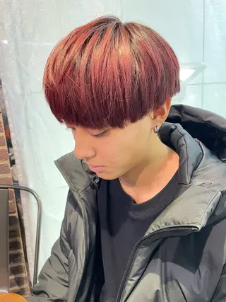 カラー メンズ メンズ/艶髪/カラー サクラ🌸のヘアスタイル