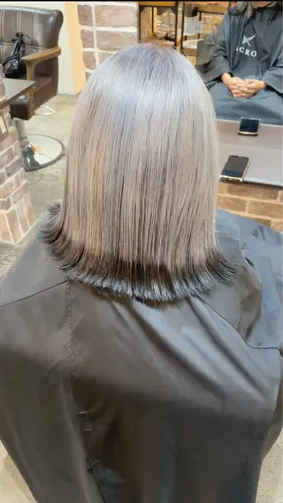 ミディアム カラー ACROあべの店所属・艶カラー/インナー /グラデ/大西小百合のヘアスタイル