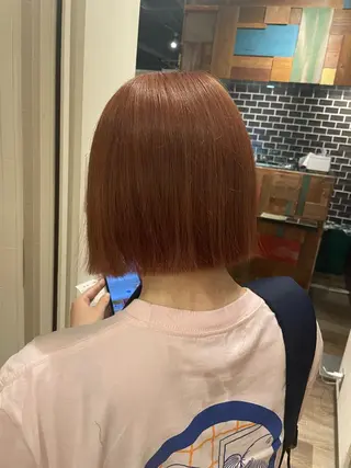 ショート カラー 韓国ヘア/レイヤー/ 暖色カラー/ Aiのヘアスタイル