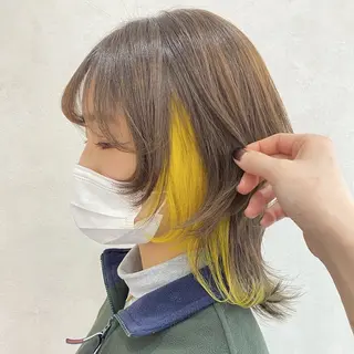 ミディアム ボブ/"質感再生"艶 カラー🫧sHOMaのヘアスタイル