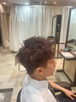 ショート <メンズパーマ> 🫧山本勇輝🫧のヘアスタイル