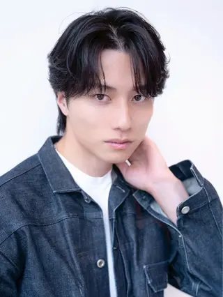 メンズ 渋谷駅/ボブパーマ/ レイヤー/ケンコウのヘアスタイル