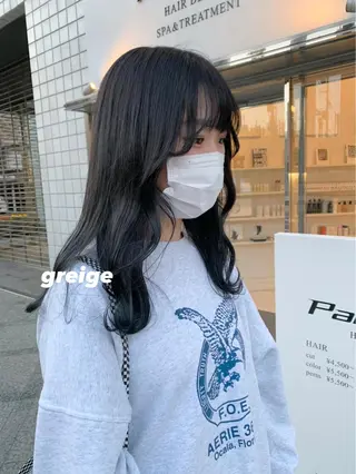 セミロング カラー GOODDAY ヘアサロンのヘアスタイル