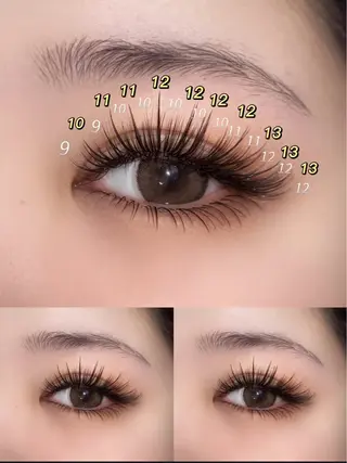 マツエク・マツパ amor Beautyのマツエク・マツパデザイン