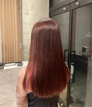 セミロング カラー 愛莉/ラベンダー/ ベージュ/ブラウンのヘアスタイル