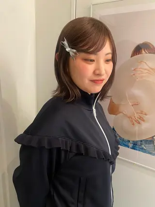 ショート カラー riria/ボブ /ブラウンカラー🎀のヘアスタイル