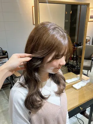 セミロング hair ruup sela design works所属・hair ruup/ 小鈴のヘアスタイル