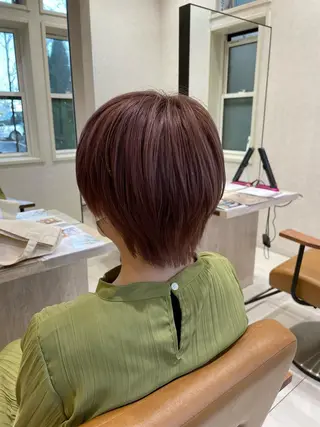 ショート カラー 海老名で韓国風 HANA🌷のヘアスタイル