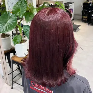 ミディアム omocha umiのヘアスタイル