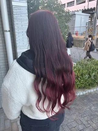 カラー しおり🍬 KOKORO🤍のヘアスタイル