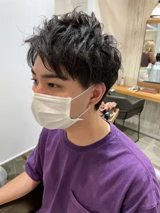 ショート メンズ 細沼 葵のヘアスタイル
