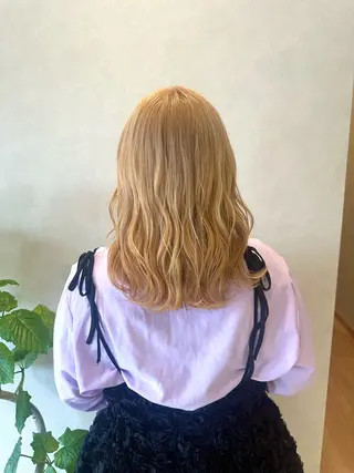 セミロング sugiyama noaのヘアスタイル