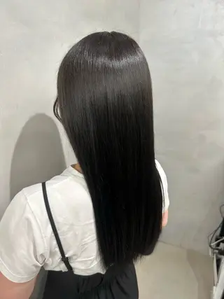 ロング カラー navile 銀座 角田 龍太のヘアスタイル
