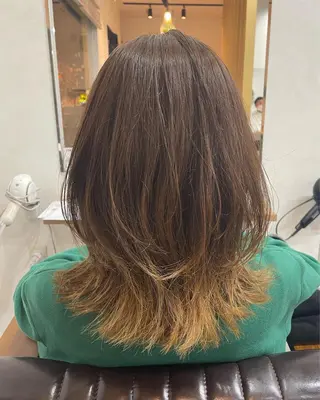 ミディアム 骨格、カラー診断士 ✂️淡中円花のヘアスタイル