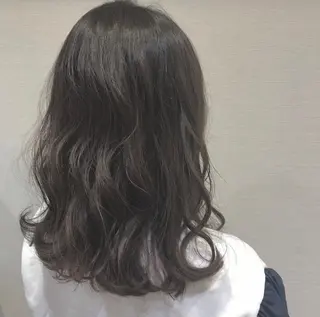 ミディアム カラー 韓国ヘア/耳ツボジュ エリー♡ayumuのヘアスタイル