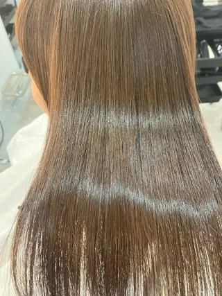 ロング カラー ヘアアレンジ キッズ 関内　髪質改善　特化 re:Magoのヘアスタイル