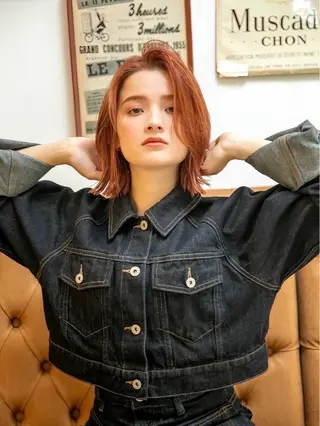 カラー 山中 希来のヘアスタイル