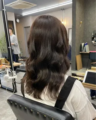 ミディアム カラー いなみね はるきのヘアスタイル