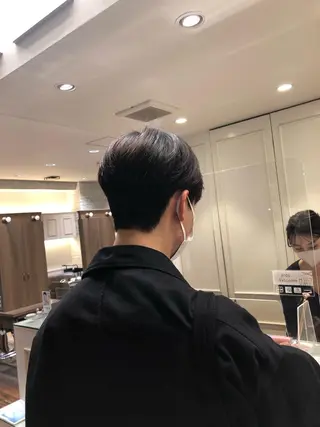 パーマ メンズ 韓国メンズヘア シンユウのヘアスタイル